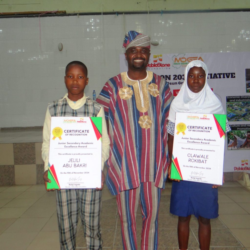 Jelili Abu Bakri and Olawale Robikat received the 2024 BJP for Academic Excellence in the Junior Secondary Category (2)